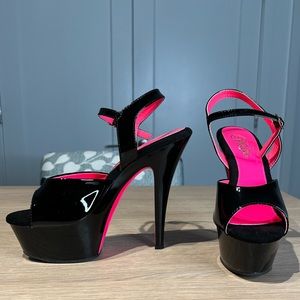 PLEASER PLATFORM SANDALS